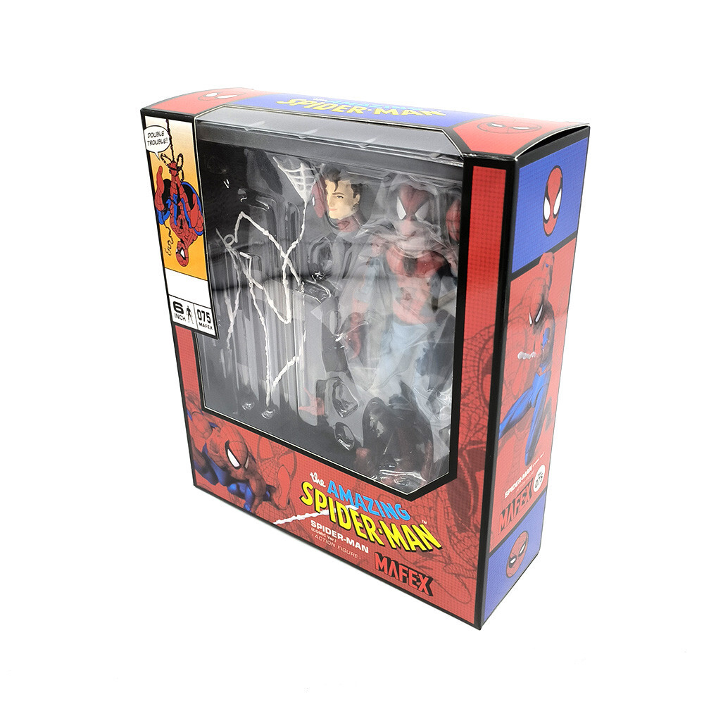 Action Figure Box Set Licensed Marvel Action Figure MAFEX No.075 The Amazing Spider-Man Comic ...