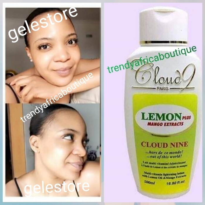 cloud 9 glutathione Cloud-9 Paris Multi Vitamin Lightening Body Lotion 500ml X 1. Lemon & Mango  Base