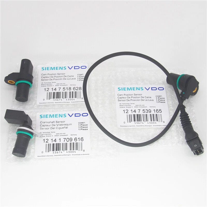 Nuevo árbol de levas del motor 2 y 1 sensor de posición del cigüeñal para BMW 320I 2001-2005 Foto 2 de 4