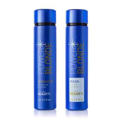 Cortex Beauty - Power Blonde | Blonde Perfecting Shampoo & Mask Bundle | 10.14oz