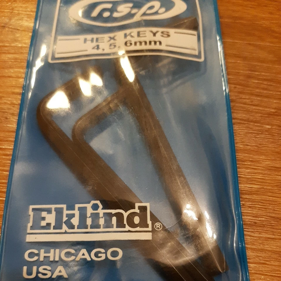 Eklind allen keys 4,5,6mm made in USA 2 packs. - Image 2 of 4