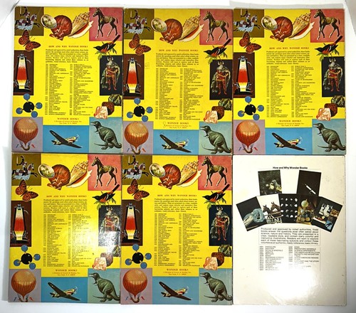 Set of 6 How and Why Wonder Books 1970-1977 Softcovers - Picture 2 of 19