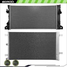 Radiator and A/C Condenser Kit Fits 2015 16-2020 Ford F-150 2018-2020 Expedition