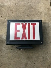 Exit Sign With Mounting Bracket 120 V