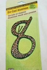 Hy-Ko Die-Cast Aluminum Number Eight (8)  3 1/2''  DC-3