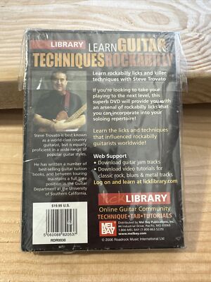 Lick Library Brian Setzer Guitar Techniques Dvd RDR0030 Learn To