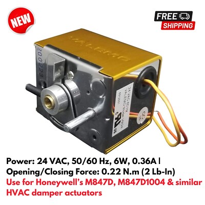 Metal Damper Motor Actuator Replacement Honeywell M847D M847D1004 