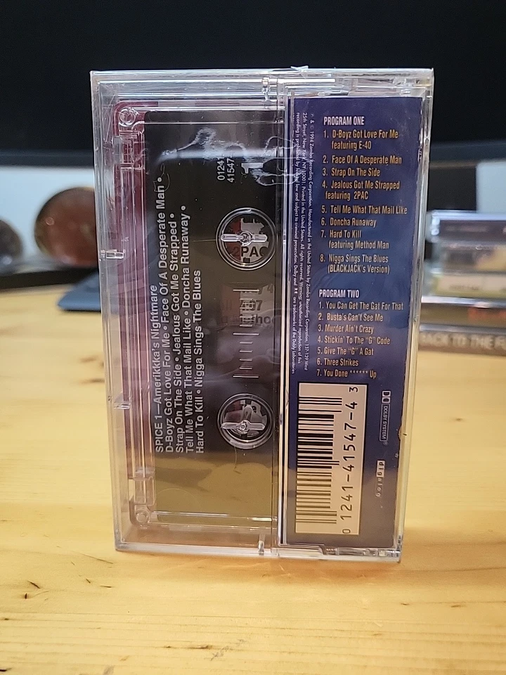 Spice 1 Amerikkka's Nightmare Cassette Tape Rap 1994 Zomba Recording - Image 4 of 4