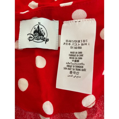 Disney Authentic Minnie Mouse rot & weiß gepunktetes Kleid Damen Small - Bild 4 von 7
