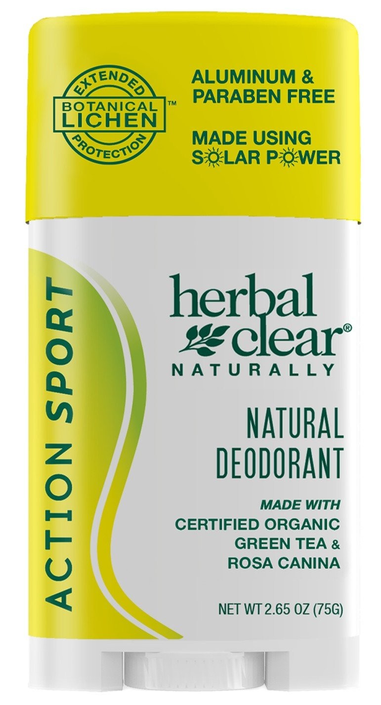 Спортивный дезодорант Herbal Clear Naturally Action 2,65 унции стик