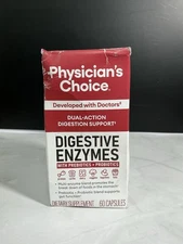 Physician's Choice Digestive Enzyme Blend Pre + Probiotics 60 Capsules 4/27