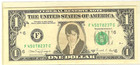 $1 Elvis 1988 A serial no F 45078237 C — photo 1