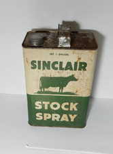 OLD 1960's SINCLAIR STOCK BUG SPRAY 1 GALLON METAL CAN