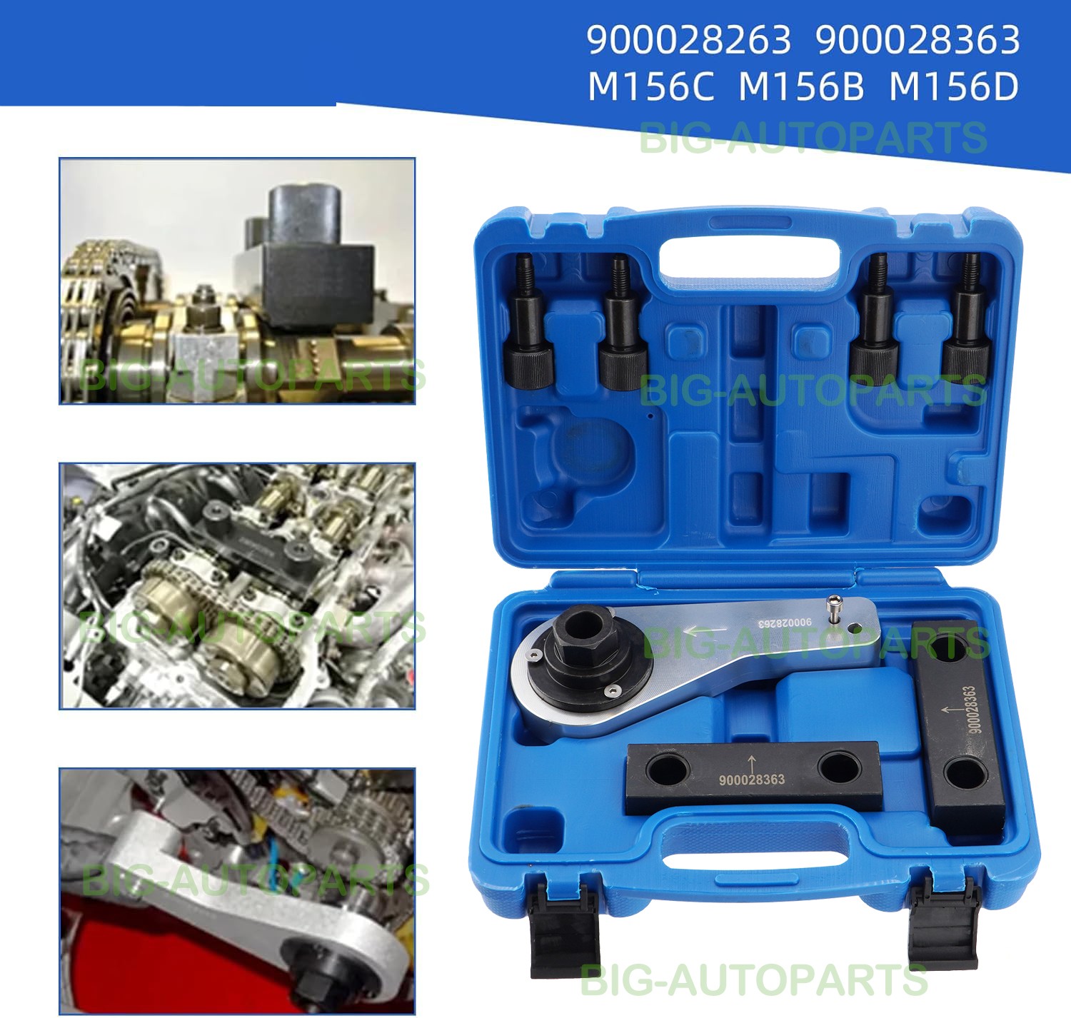 Water Pump+Thermostat+Engine Timing Tool Kit for 3.0T V6 Maserati Ghibli Levante