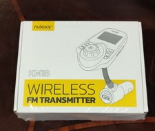 Nulaxy KM18 Wireless In-Car Bluetooth FM Transmitter - Black New