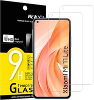 New'c 2 StüCk Panzer Schutz Glas Xiaomi Mi 11 Lite Mi 11 Lite 5G Handy Folie