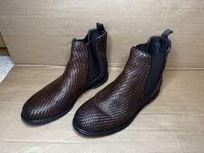 Zara MAN Brown Chelsea Boots Size UK 9