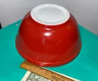 Vintage PYREX Red Mixing Bowl 1-1/2 Quart Model #402 Primary Color Mixing Bowl