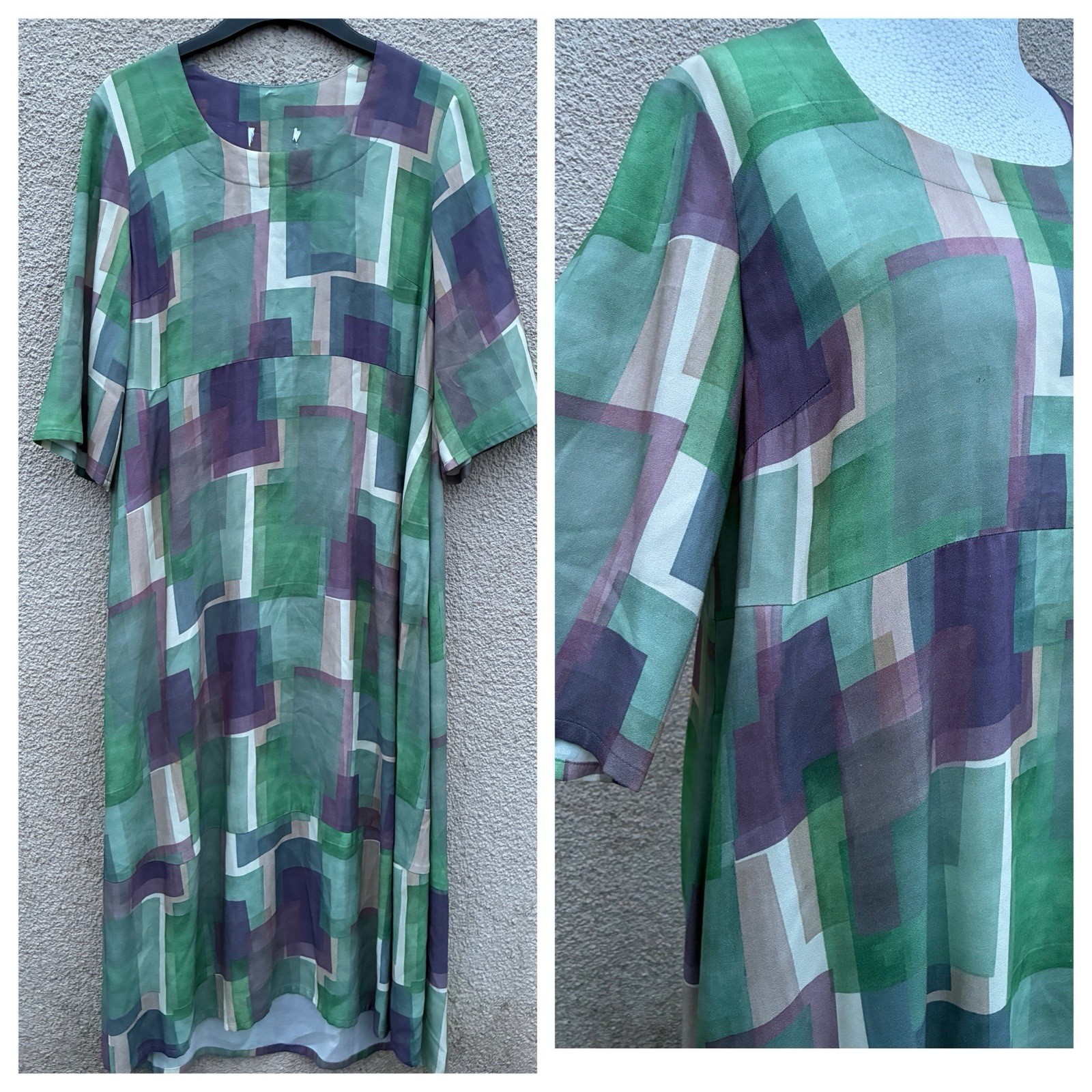 AINO FINLAND SAHARA DESIGNER ATSY PATCHWORK COLOU… - image 1