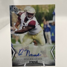 2018 Leaf Draft - Autographs Derrick Nnadi #BA-DN1 (AU, RC) (AFT)