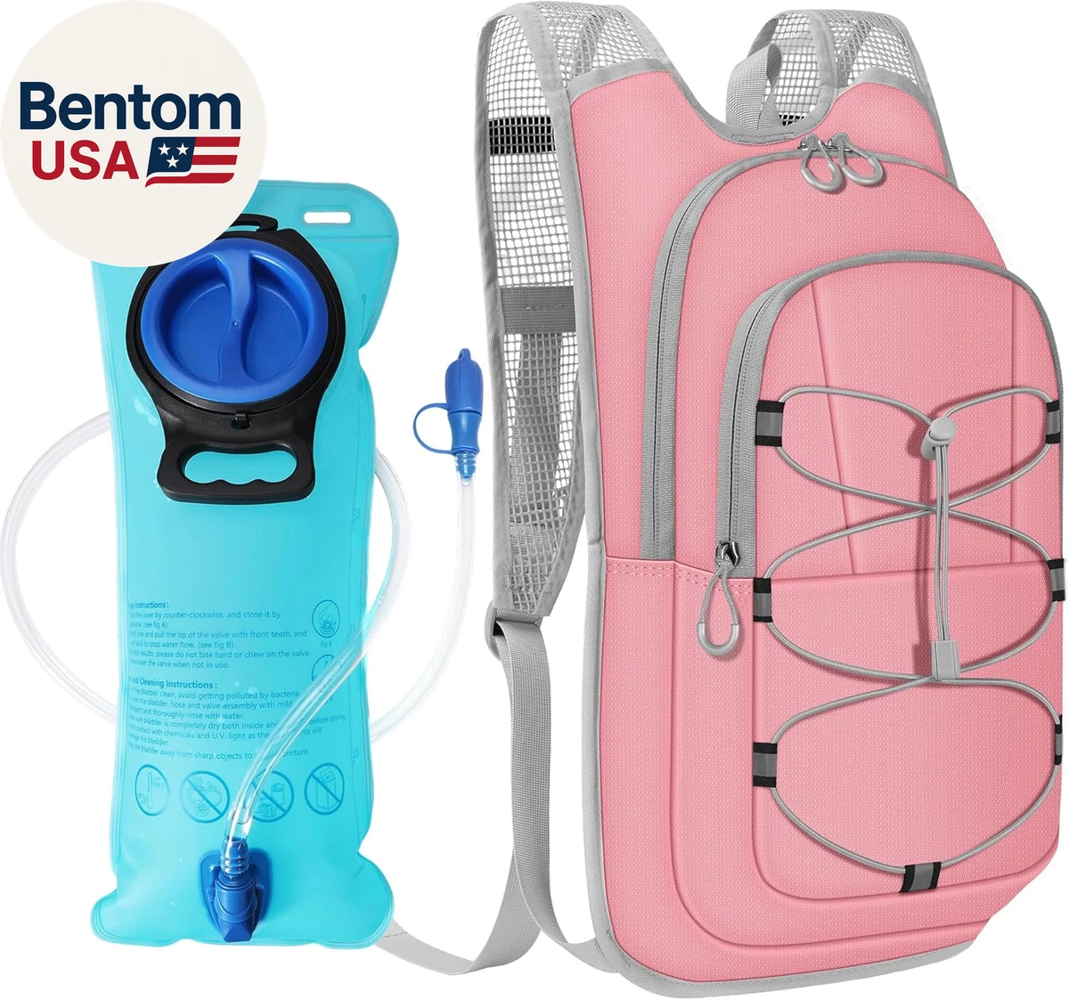 Pink Hydration Backpack Hiking Hydration Packs for sale | eBay display picture 3