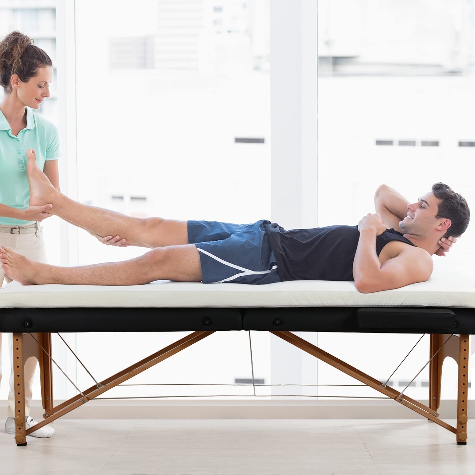 ROYALAY Topper for Lash Bed, 2 Inch Memory Foam Massage Table Topper, 73x29x2...