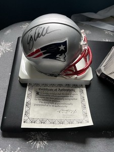 Corey Dillon Signed Mini Helmet Autographed New England Patriots COA
