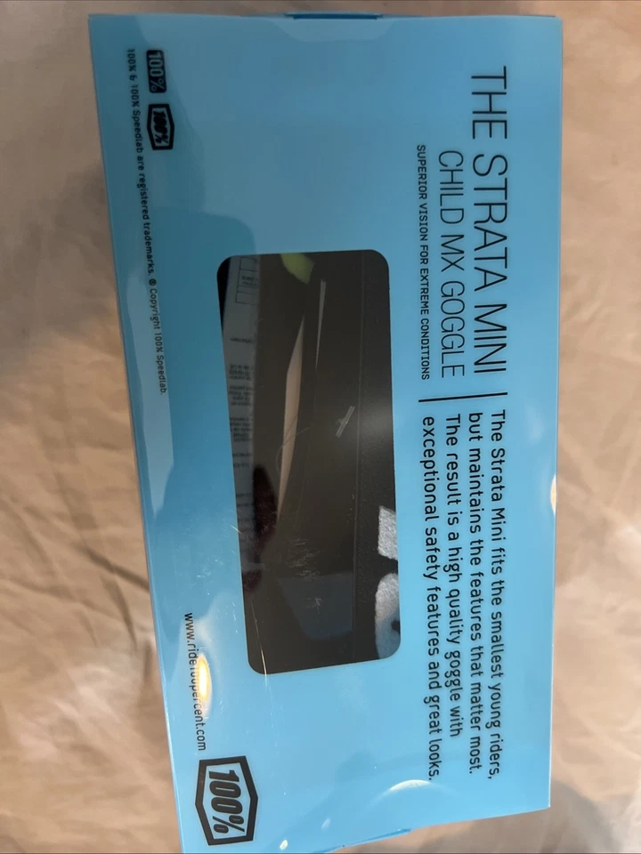 Óculos 100% Strata 2 mini motocross e mountain bike - MX, MTB, Dirt Bike,... - Imagem 3 de 3