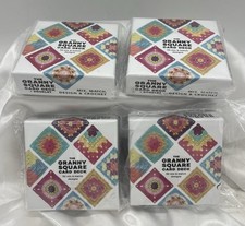 Granny Square Card Deck   50 Mix  Match Crochet Designs Craft Gift Lot Of 4