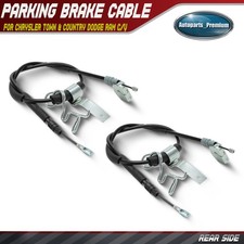 2x Rear Parking Brake Cable for Dodge Grand Caravan 2012-2020 Chrysler Ram 3.6L