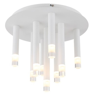 GLOBO W-9D RYAN Deckenleuchte Metall weiß matt, 9x G9 LED, 29,6 cm hoch, 34 cm D
