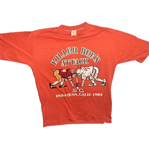 Miami Dolphins Shirt 1983 KILLER BEES ATTACK Super Bowl XVII RARE Medium (JVS) - Picture 6 of 9