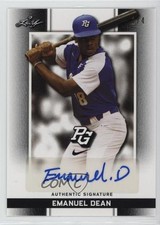 2018 Leaf Metal Perfect Game All-American Classic 1/4 Emanuel Dean Auto 1t3