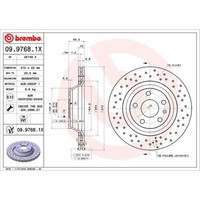 Brembo 2X Bremsscheibe Hinten Ø310 Mm InnenbelüFtet FüR Audi TT 8J3 3.2 V6