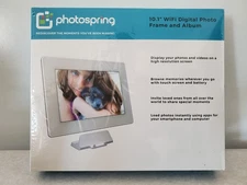 PhotoSpring PS10 10.1 inch 16GB Digital Photo Frame White NEW - FACTORY SEALED