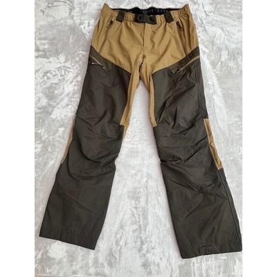 Beretta Mens Two Tone Technical Hunting Pants Tan Green Stretch Large RN-103833