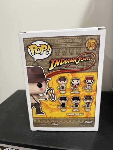 Funko Pop 1369 Indiana Jones w/Whip Hot Topic Exclusive Vinyl Figure - Picture 3 of 6