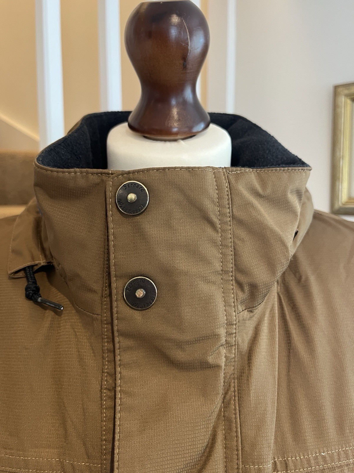 FILA Giacca da campo uomo Bernard Weatherill of Savile Row imbottita marrone impermeabile