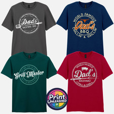 Funny Dad BBQ T-Shirt Father's Day Gift Grill Master Cooking Tee Choice Design