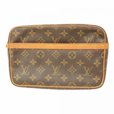 Louis Vuitton Monogram Compiègne 23 Clutch Bag M51847 Brown Men's/... GZl1e684