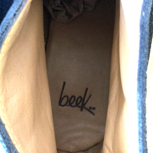 Bottines décontractées Beek Eaglet pour femmes 8 daim noir à enfiler dans le dos zippées - Photo 12/18