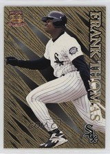 1996 Pacific Prisms Gold Frank Thomas #P-91 HOF 0b9h