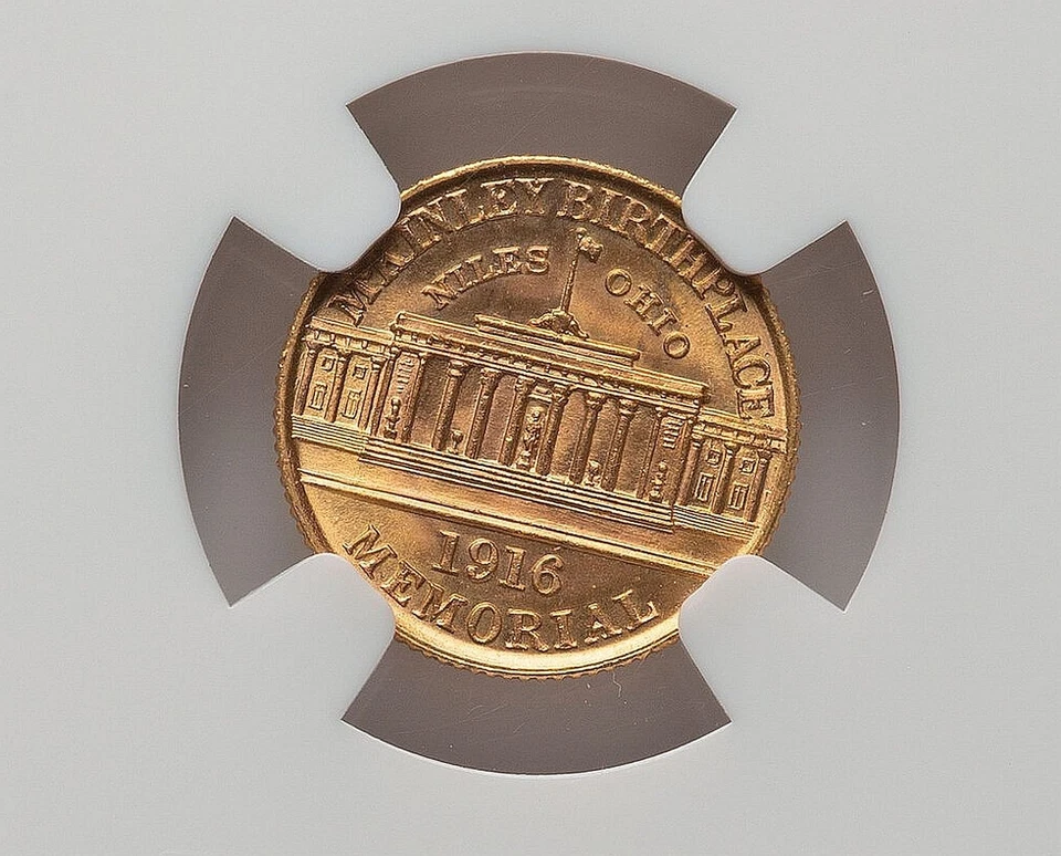 1916 McKinley $1 Gold NGC MS 66 (GIJ) - Image 4 of 4