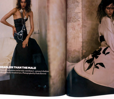 Kate Moss ELISE CROMBEZ Anita Pallenberg VOGUE September 2004 21st