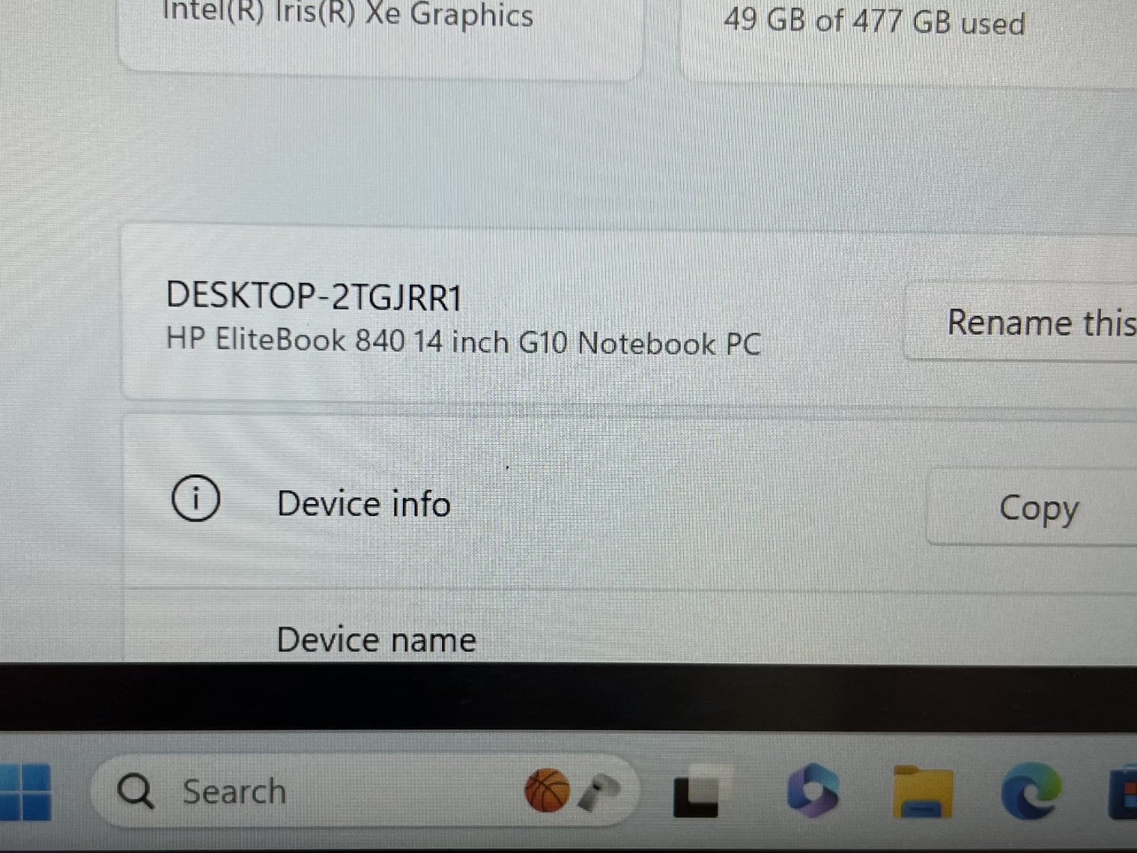 HP EliteBook 840 G10, 14-Inch Laptop, with Intel Core i5 13th Gen., Windows 11 Pro