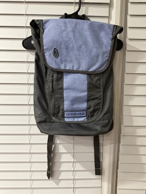 Timbuk2 Light Blue and Gray Roll-Top Backpack