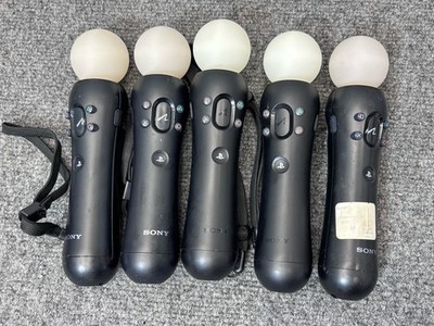 Lot Of 5 UNTESTED Move Controllers PS3 PS4
