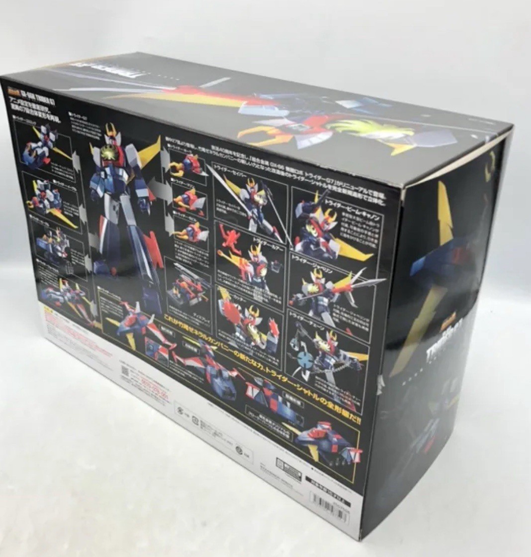 BANDAI Soul of Chogokin GX-66R Invincible Robo Trider G7 Action