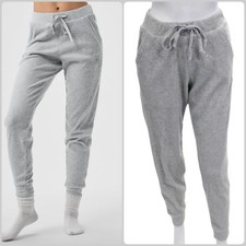 Alo Yoga Muse Hoodie Ribbed Cropped Lounge Athleisure Athletic Heather Grey SM
