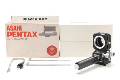 [Almost Unused] Vintage ASAHI PENTAX Auto Bellows SET for 35mm SLR M42 Mount JP